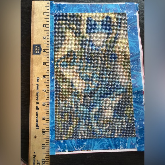 I Like Frogs 🐸 Stacked Tree Frogs Diamond Art Paint completed dot drills Canvas - Picture 4 of 5